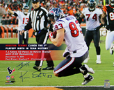 Kevin Walter Autographed Houston Texans AFC Division Winning TD 16x20