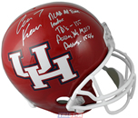 Case Keenum Autographed University of Houston Helmet