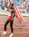 Carl Lewis Autographed USA 16x20
