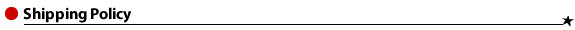 Shipping Policy