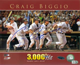 Craig Biggio Autographed Houston Astros 3000th Hit 16x20 Photo