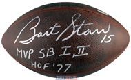 Bart Starr Autographed Old Duke Football
