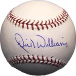 Dick Williams Autographed ML Baseball