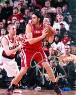 Luis Scola Autographed Rockets 8x10 Photo
