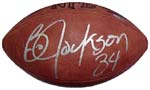 Bo Jackson Autographed NFL Football