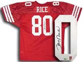 Jerry Rice Autographed 49ers Jersey