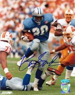 Barry Sanders Autographed Lions 8x10 Photo