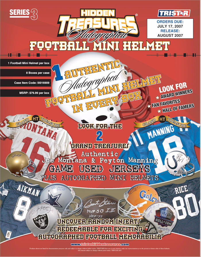 TRISTAR Hidden Treasures: Football Mini Helmets SR 3