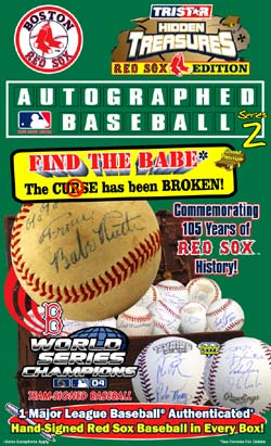 Hidden Treasures Autographed Baseball  - Red Sox Edition Series 2