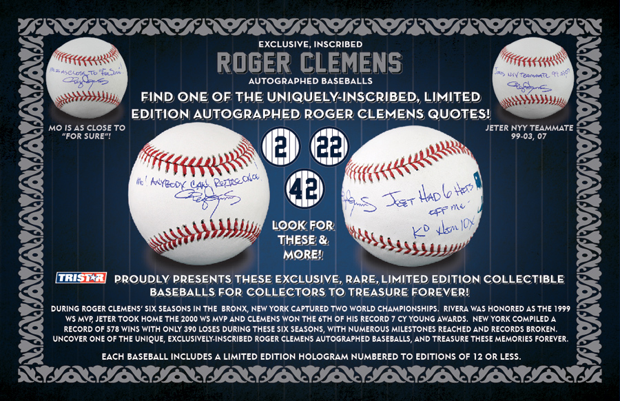 TRISTAR Hidden Treasures Autographed Baseball Platinum Edition