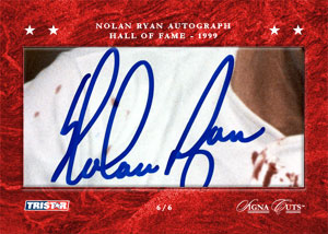 Nolan Ryan Autographed SignaCut