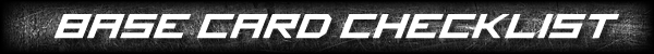 Base Card Checklist