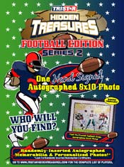 Hidden Treasures Autographed Football Photo
