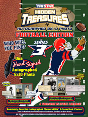 Hidden Treasures Autographed Football Photo