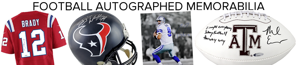 Football autographed memorabilia