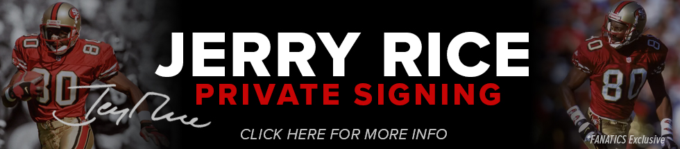 Jerry Rice Private Autograph Signing