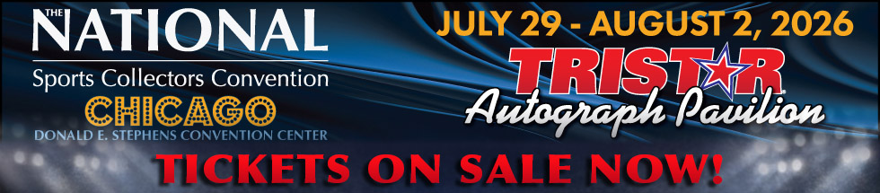 TRISTAR Autograph Pavilion at the 2026 National Sports Collectors Convention